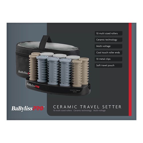 Babylisspro Ceramic Travel Setter Rollet Set -10 Pc