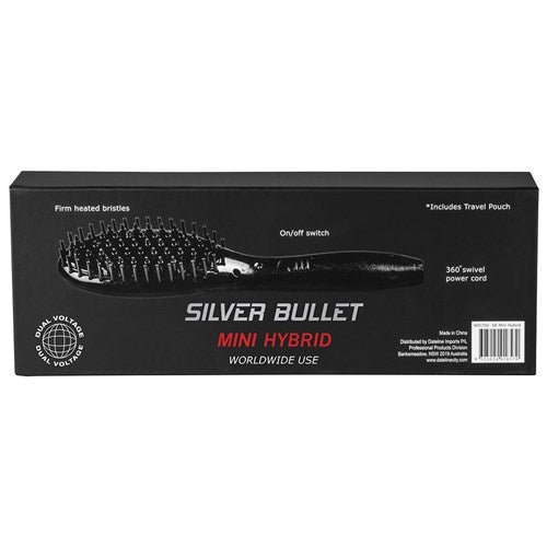 Silver Bullet Mini Hybrid Straightening Hot Brush