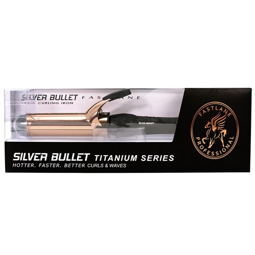 Silver Bullet Fastlane Titanium Curling Iron Rose Gold - 38mm