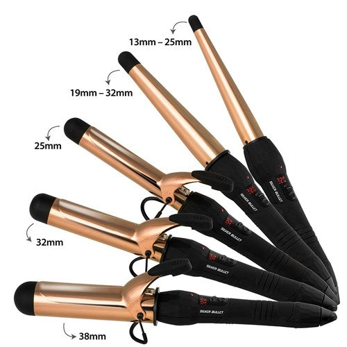 Silver Bullet Fastlane Titanium Curling Iron Rose Gold - 38mm