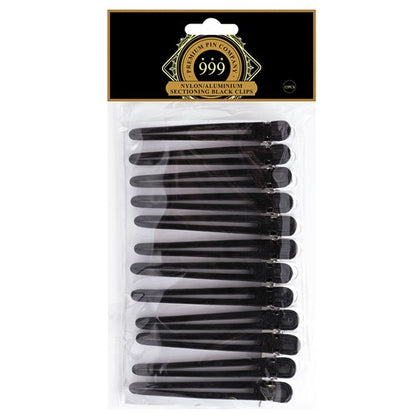 999long Nylon/aluminium Sectioning Clips 12pc - Black