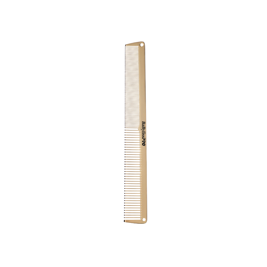 BaBylissPRO Barberology Metal Comb Set 2pc - Gold