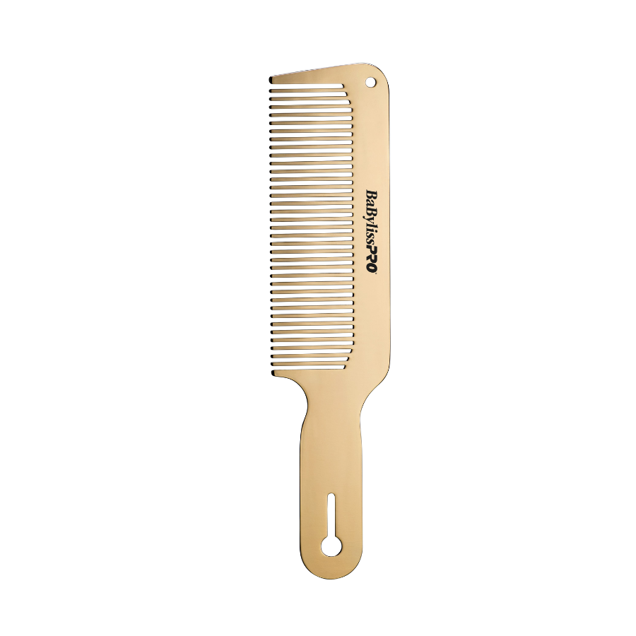 BaBylissPRO Barberology Metal Comb Set 2pc - Gold