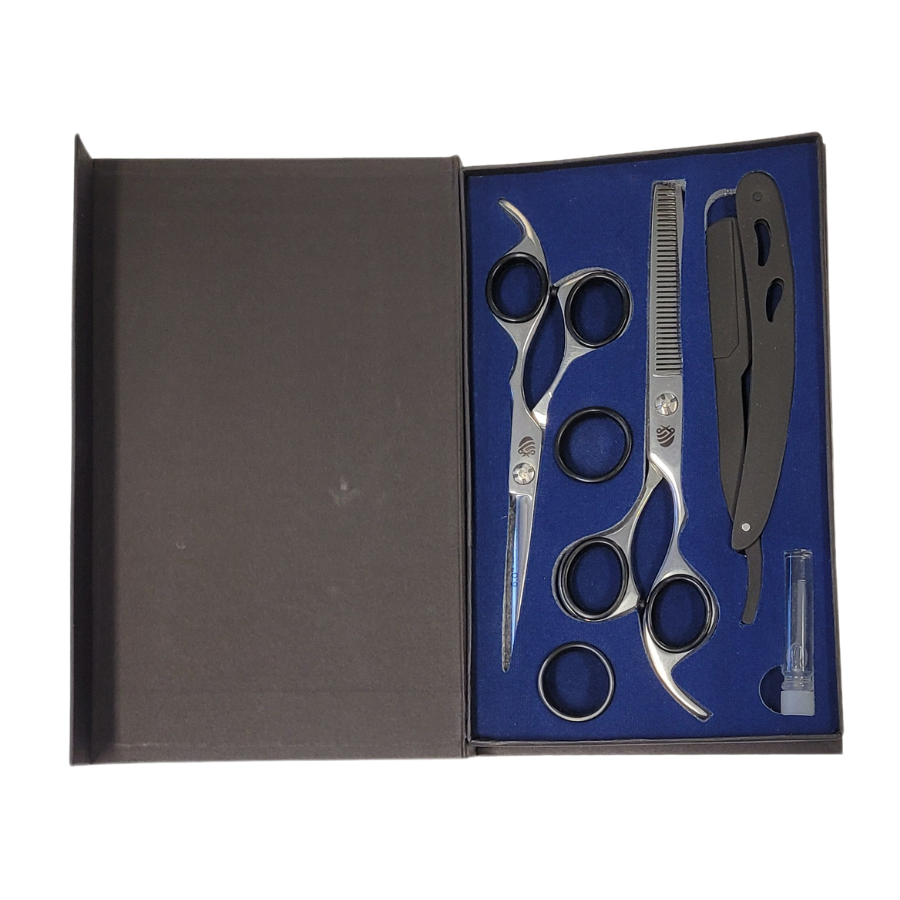 BarberCo Ultra Edge 440 Scissor & Thinner Set inc Razor