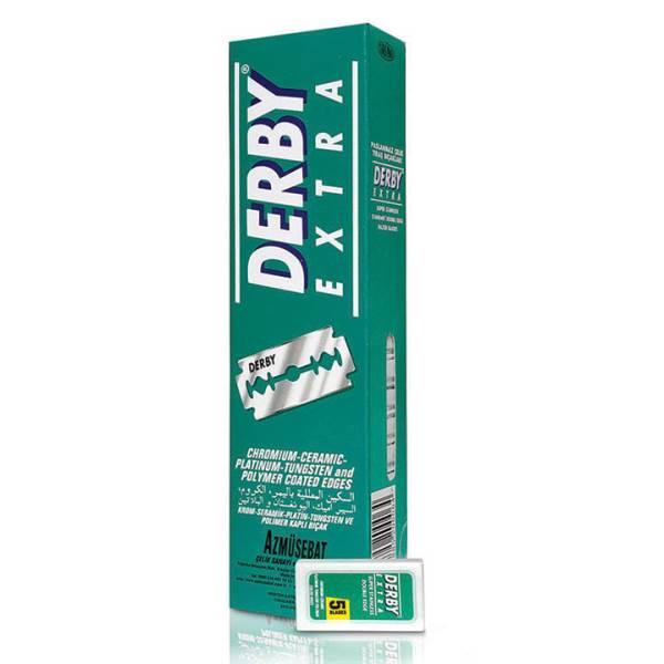 Extra Blade Razor Label Derby Extra 100ct Double Edge Razor Blades – BarberCo