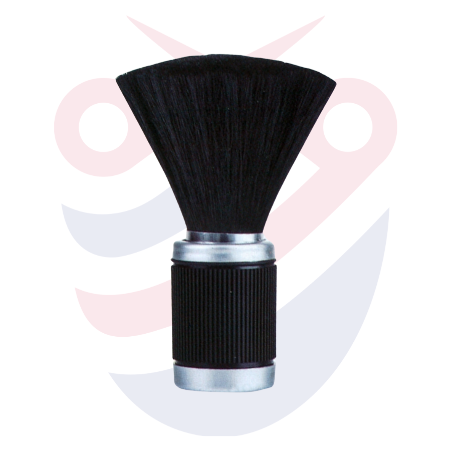 Neck Brush - Black And Ivory Handle With Black Bristles