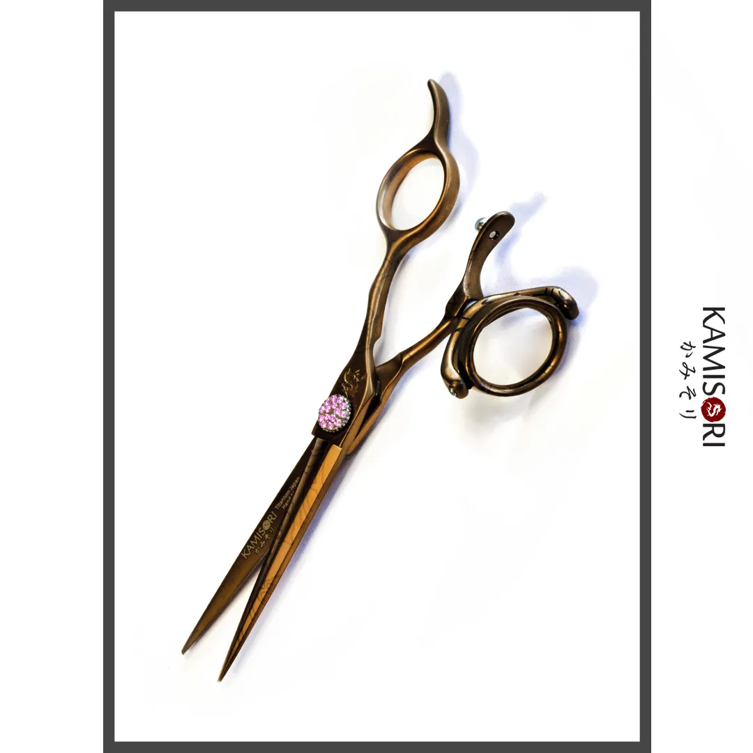 Kamisori Jewel Iii Double Swivel Professional Haircutting Shears - 5.5L