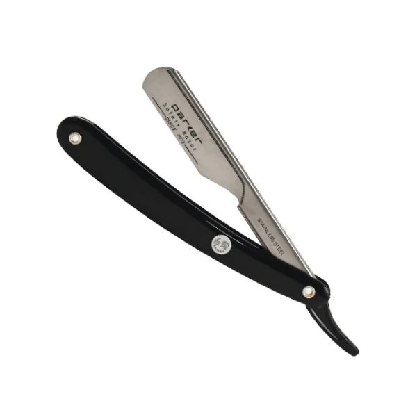 Parker Ptb Barber/straight Razor Black Handle