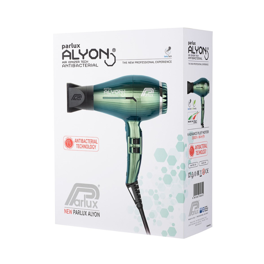 Parlux Alyon Air Ionizer Tech Hair Dryer 2250W - Jade