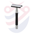 Feather Stainless Steel Double Edge Razor Set Wood Handle With Wood Stand
