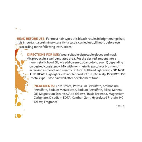 Salon Smart Colour Bleach 250g - Orange