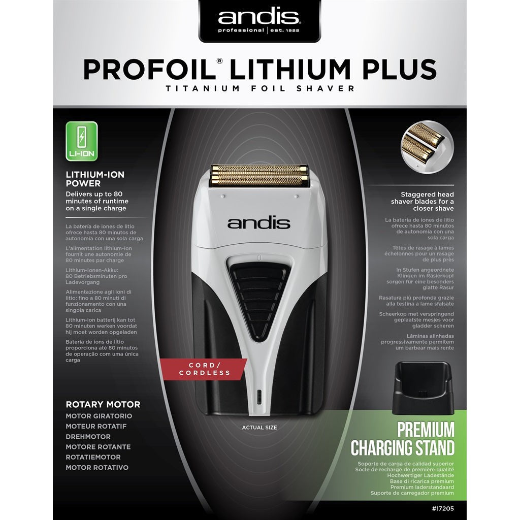 Andis Profoil Lithium Plus Shaver Ts-2