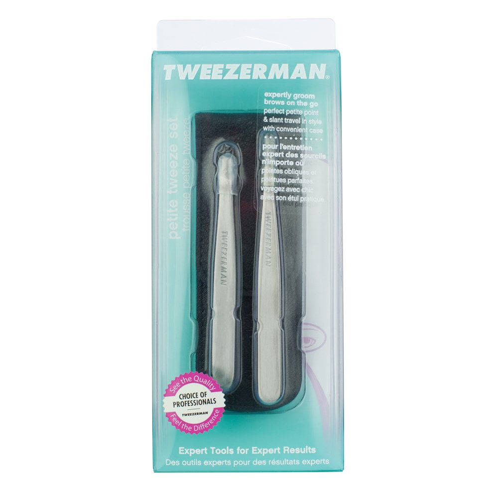 Tweezerman Petite Tweezer Set Black