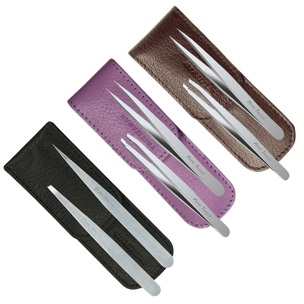 Tweezerman Petite Tweezer Set Black