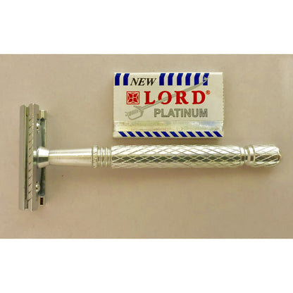 Lord Safety Razor - Silver Handle – BarberCo
