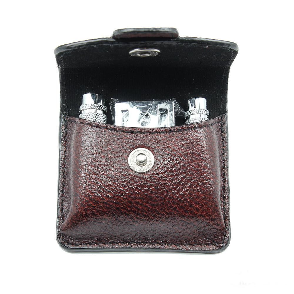 Parker Travel Safety Razor With Leather Case