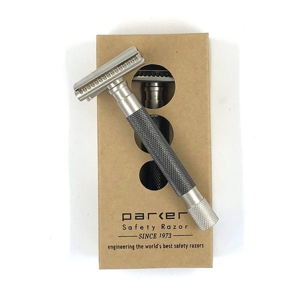 Semi Circle Razor Parker Semi Slant Graphite Safety Razor – BarberCo