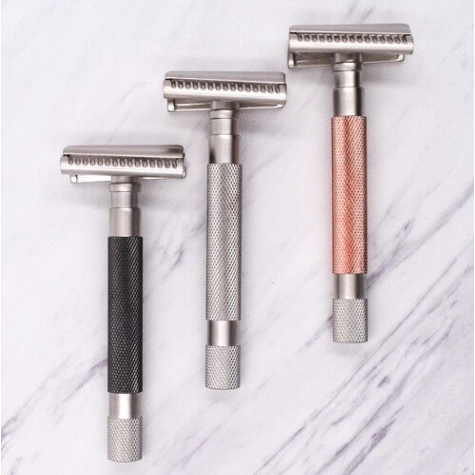 Parker Semi Slant Rose Gold Safety Razor – BarberCo